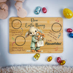 Personalised Easter Bunny Tray – Bouquet Bunny Design