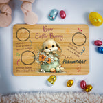 Personalised Easter Bunny Tray – Basket Bloom Design