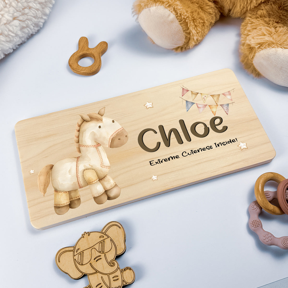 Personalised Door Sign – Horse Design