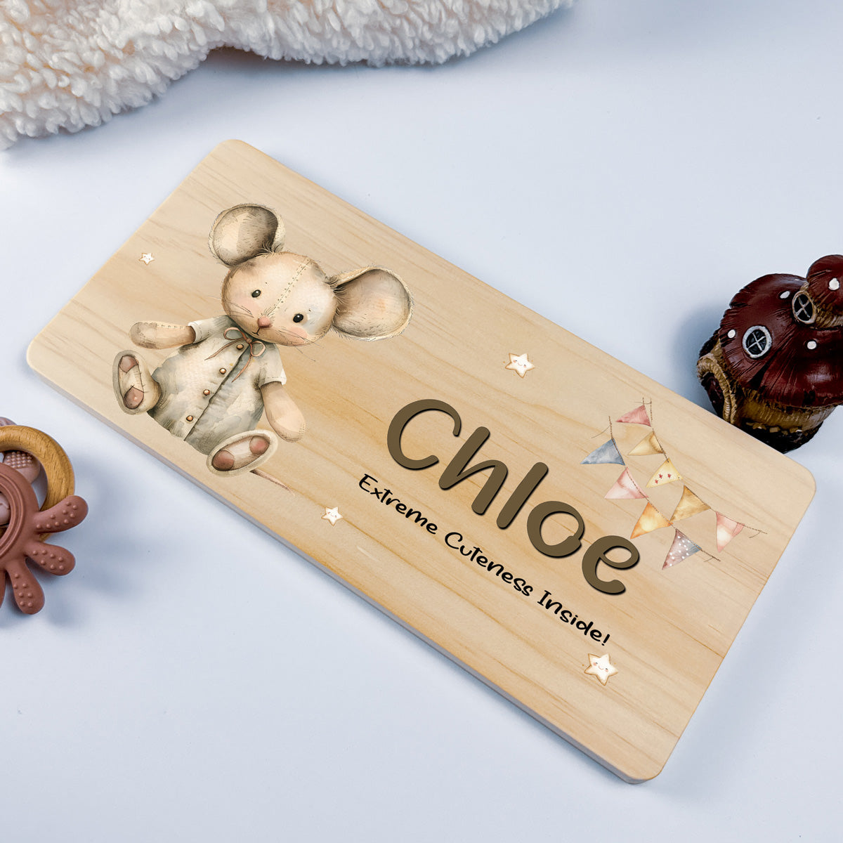 Personalised Door Sign – Mouse Design