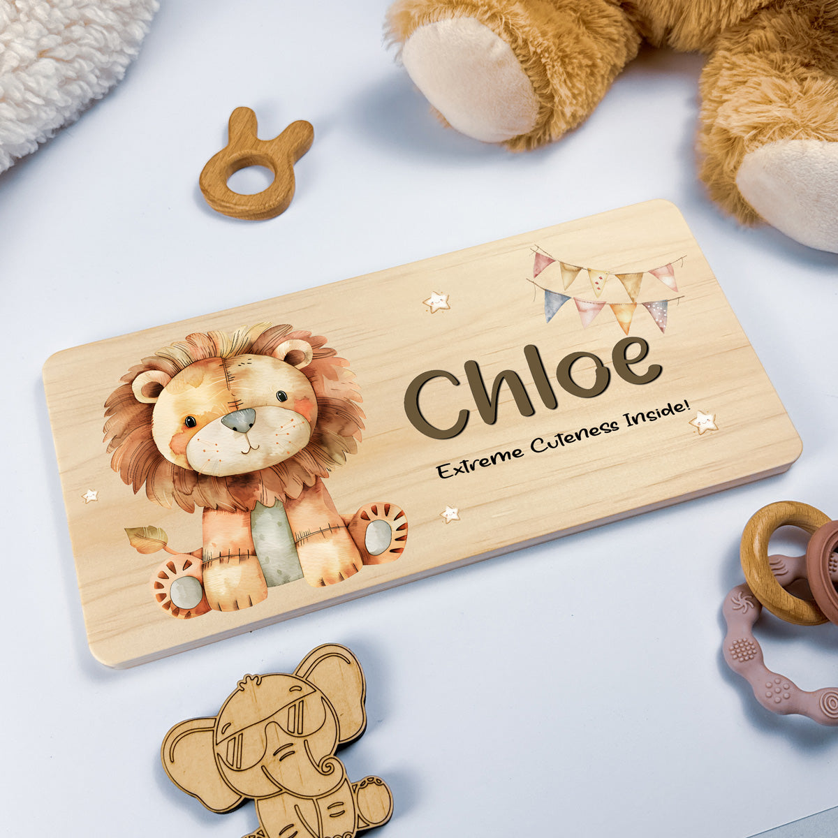 Personalised Door Sign – Lion Design
