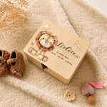 Personalised Lion Keepsake Box