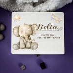 Personalised Kids Keepsake Box – Elephant Design (Memory Gift)