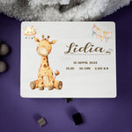 Personalised Kids Keepsake Box – Giraffe Design (Memory Gift)
