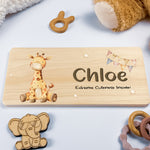 Personalised Door Sign – Giraffe Design