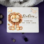 Personalised Kids Keepsake Box – Lion Design (Memory Gift)