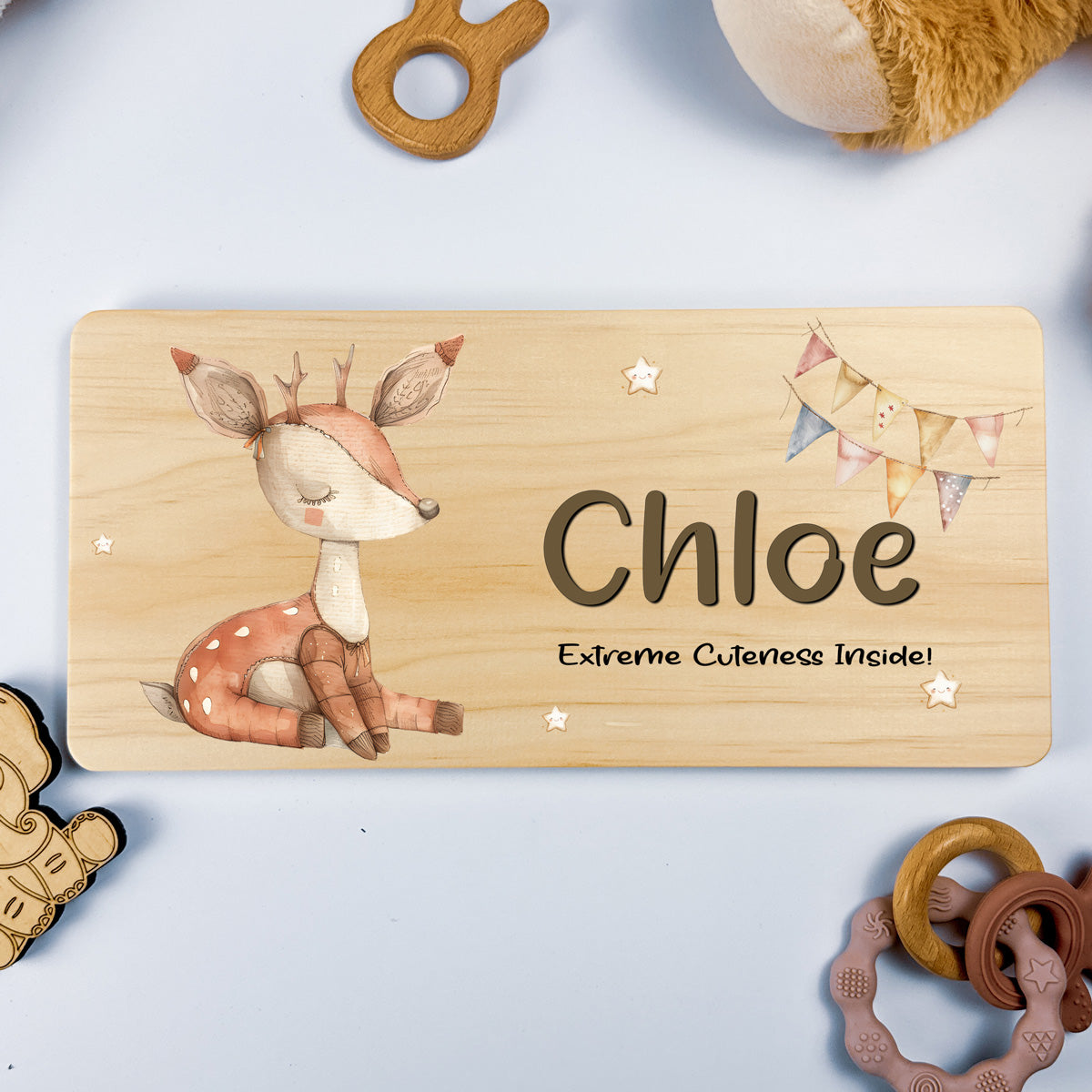 Personalised Door Sign – Deer Design