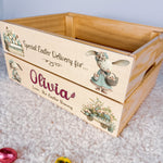 Personalised Easter Gift Box – Custom Easter Morning Crate with Bunny Design
