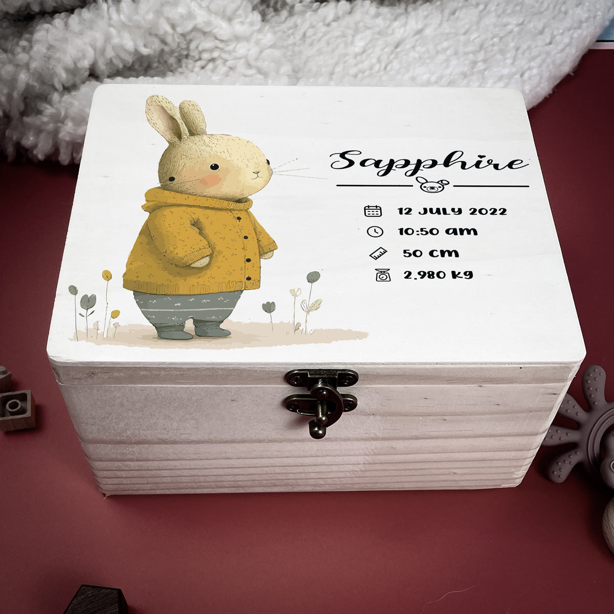 Keepsake Box - Rabbit - Design 20