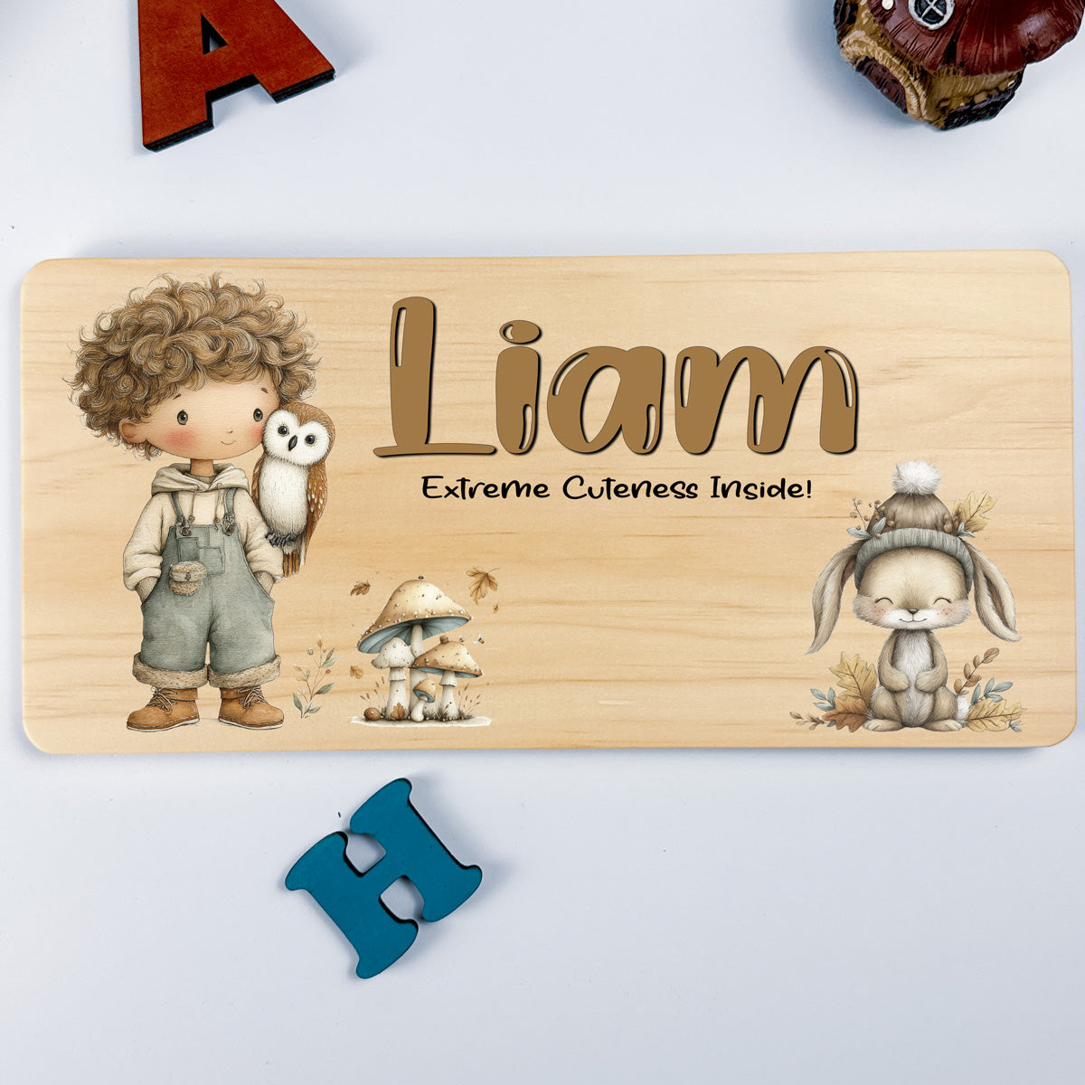 Personalised Door Sign – Autumn Design 01