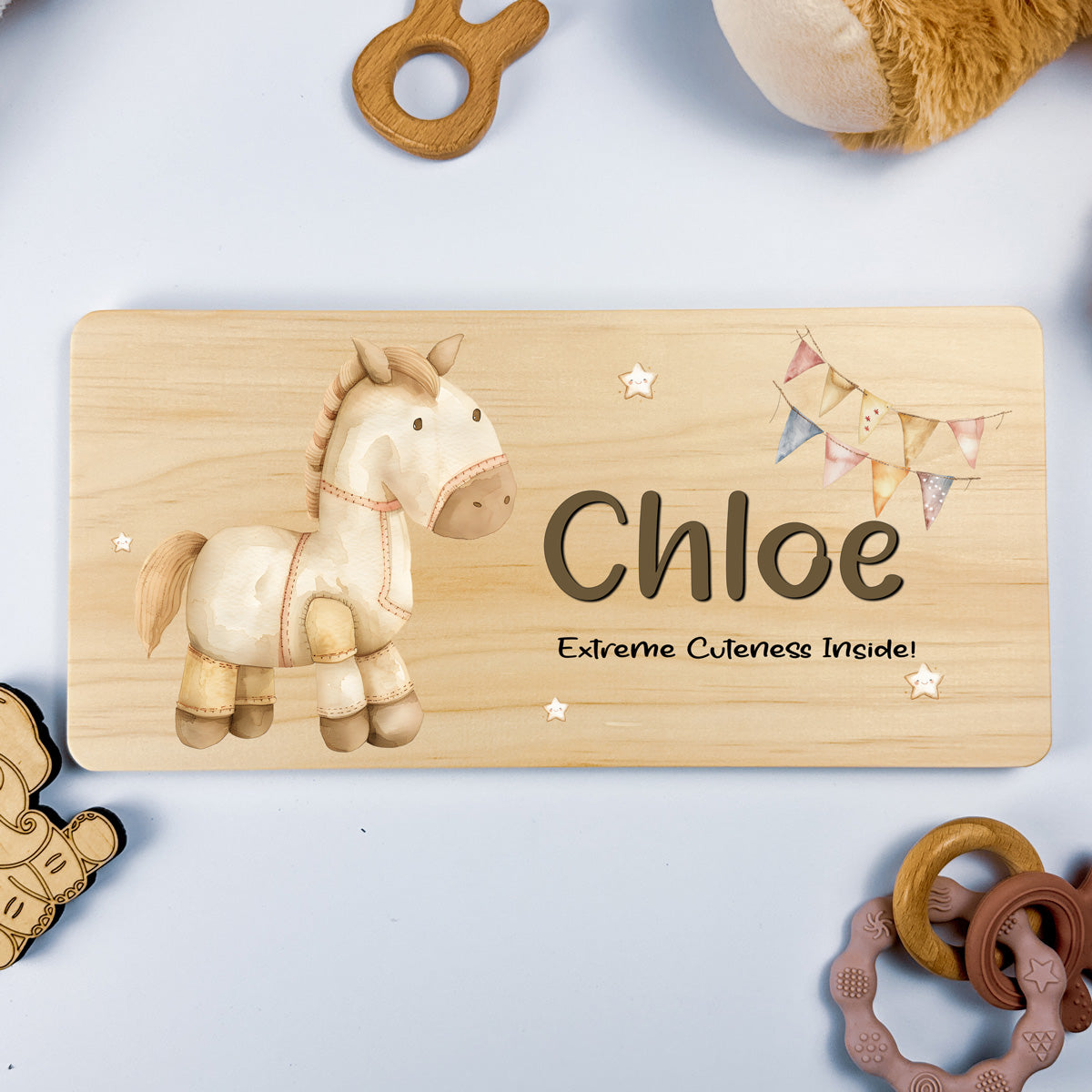 Personalised Door Sign – Horse Design