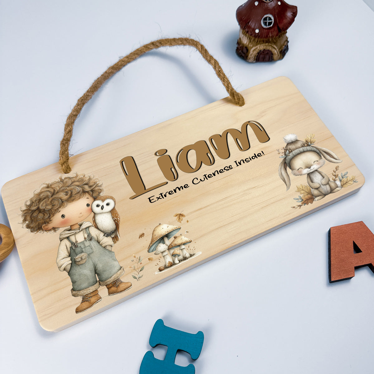 Personalised Door Sign – Autumn Design 01