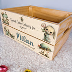 Special Easter Delivery Box – Personalised Wooden Easter Crate with Name