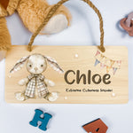 Personalised Door Sign – Rabbit Design