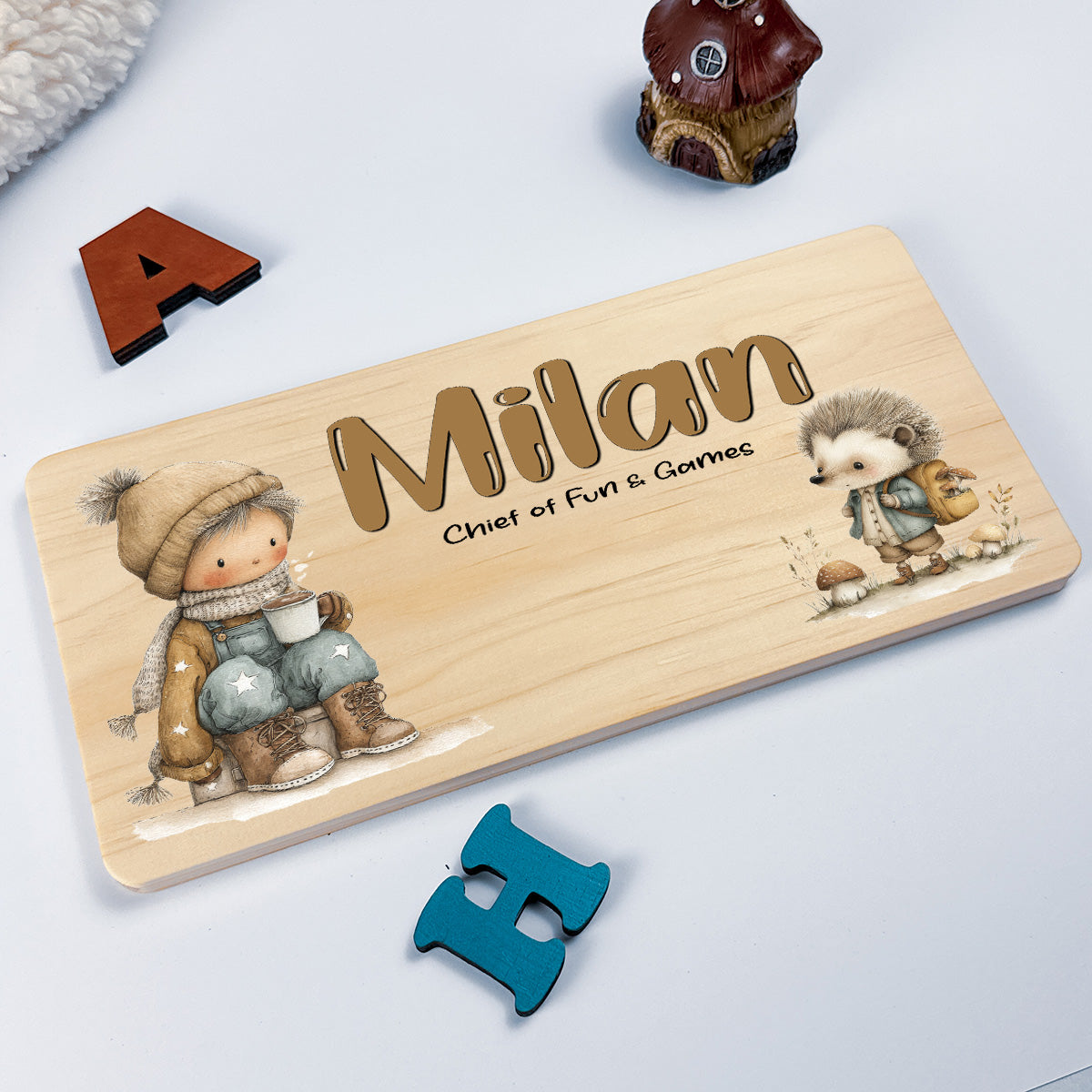 Personalised Door Sign – Autumn Design 05