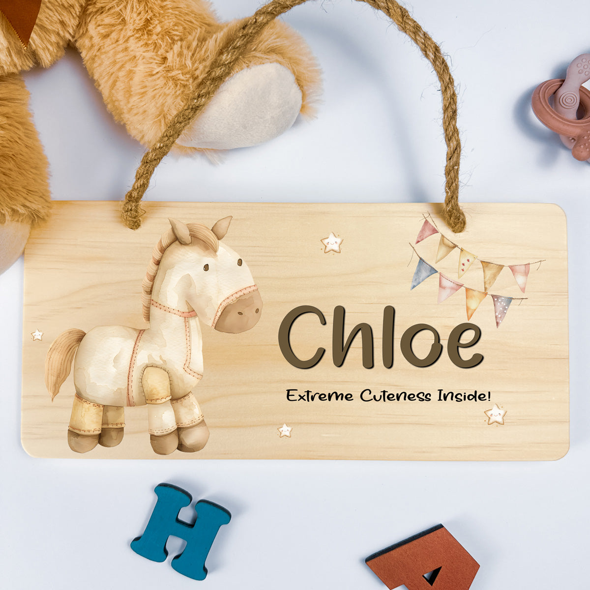Personalised Door Sign – Horse Design