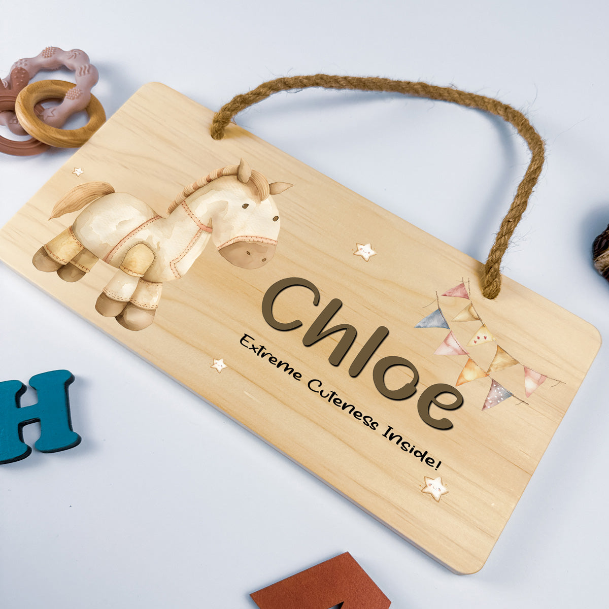 Personalised Door Sign – Horse Design