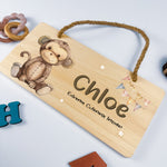 Personalised Door Sign – Monkey Design