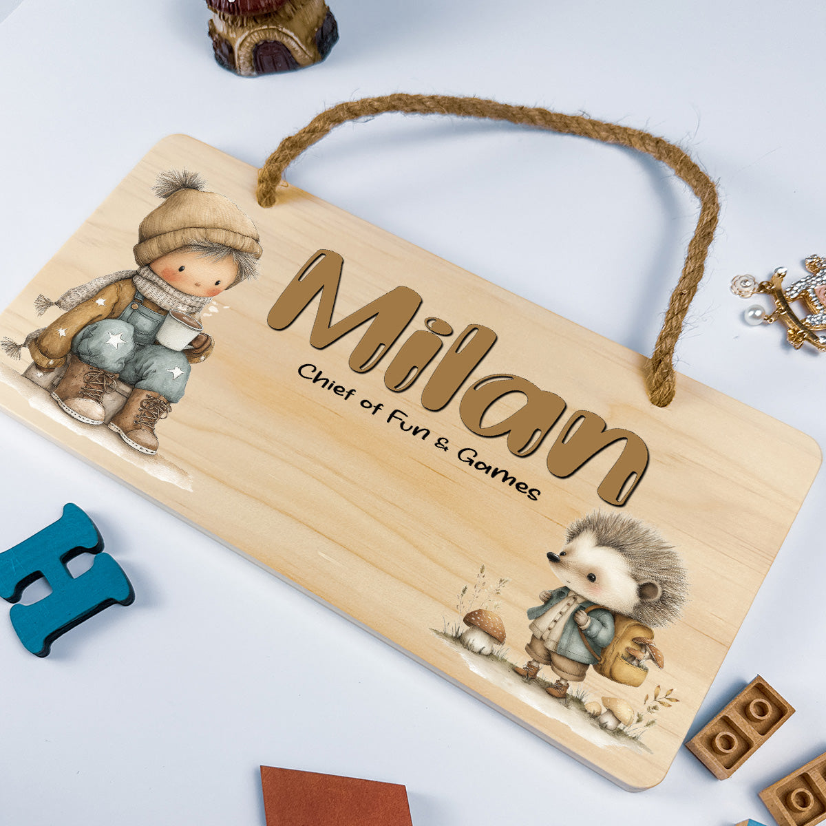 Personalised Door Sign – Autumn Design 05