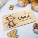 Personalised Door Sign – Monkey Design