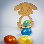 Easter Bunny Egg Holder – Wooden Easter Chocolate Egg Holder for Kids