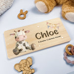 Personalised Door Sign – Cow Design