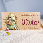 Personalised Easter Crate – Basket Bloom Bunny Design