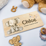 Personalised Door Sign – Elephant Design
