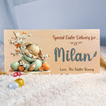 Personalised Easter Crate – Sleeping Blossom Bunny Design