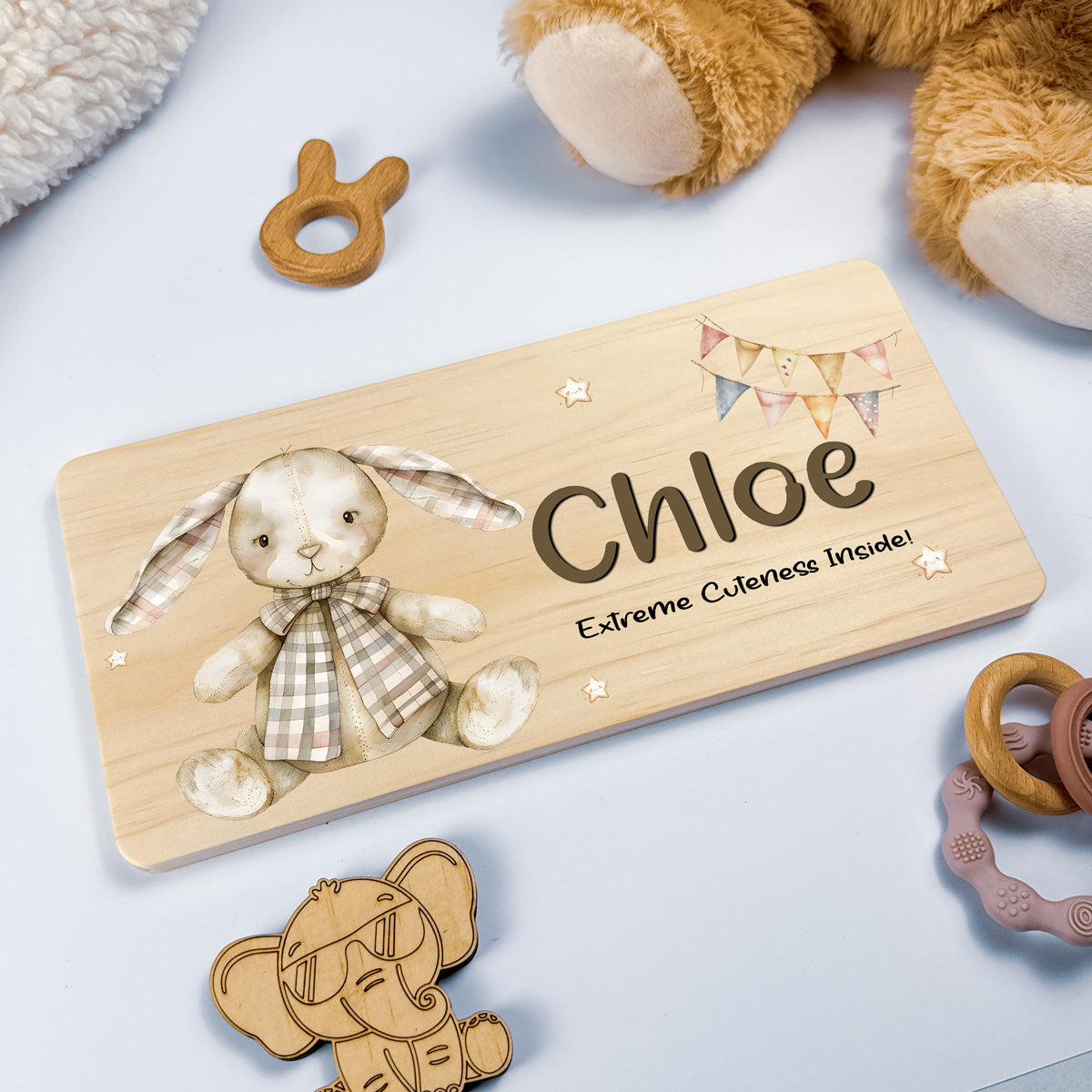 Personalised Door Sign – Rabbit Design