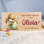 Personalised Easter Crate – Dandelion Egg Bunny Design