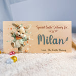 Personalised Easter Crate – Dancing Petal Bunny Design