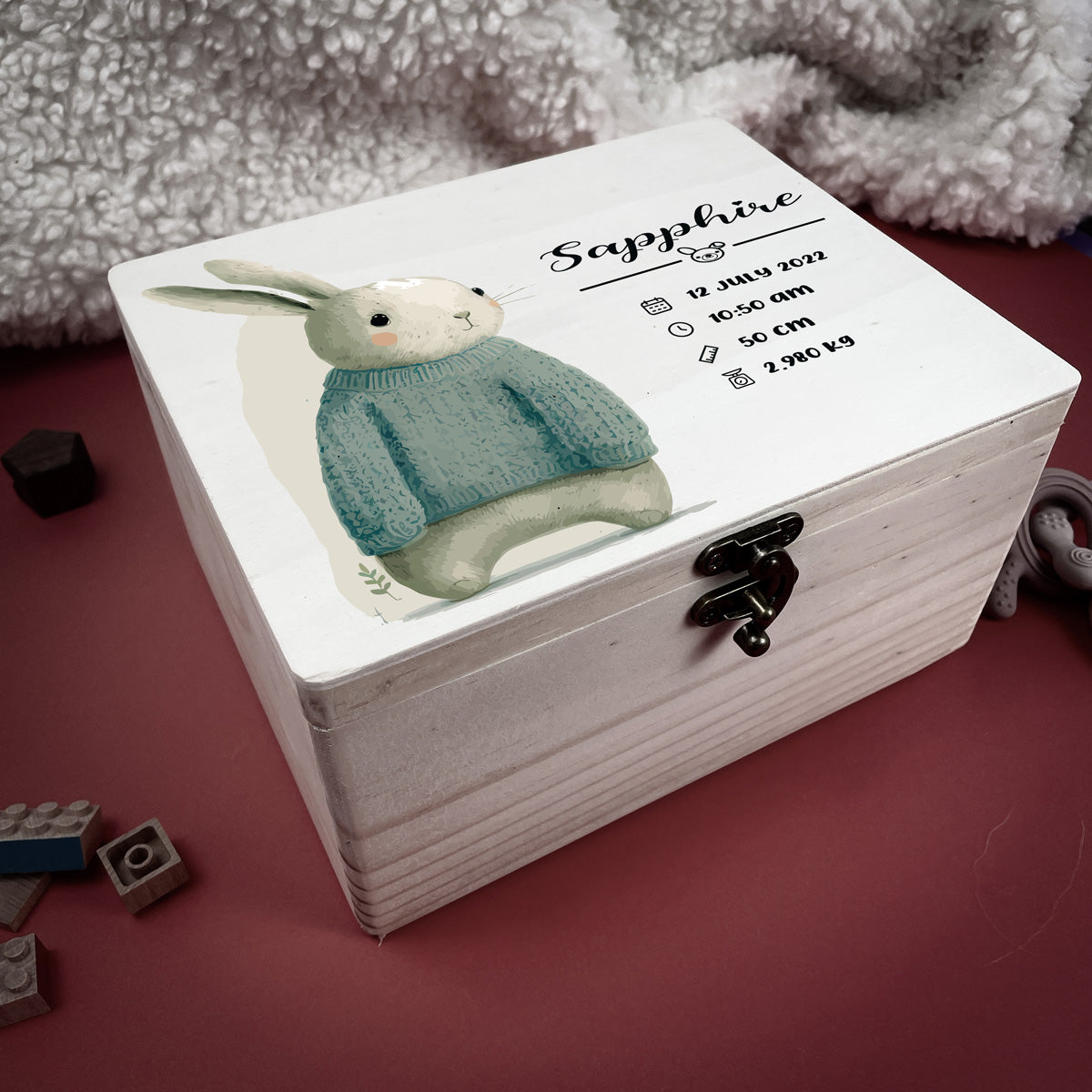 Keepsake Box - Rabbit - Design 18