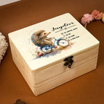 Keepsake Box - Echidna on Bike - Design 25