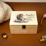 Keepsake Box - Echidna on Bike - Design 25