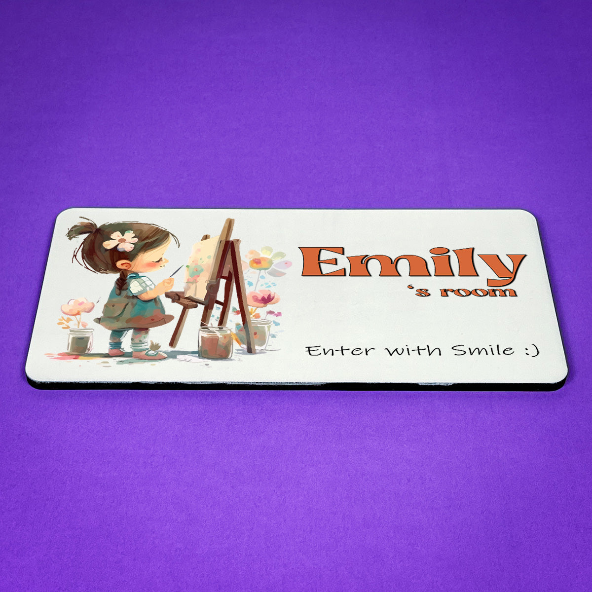 Door Sign - Artist Girl - Design 02