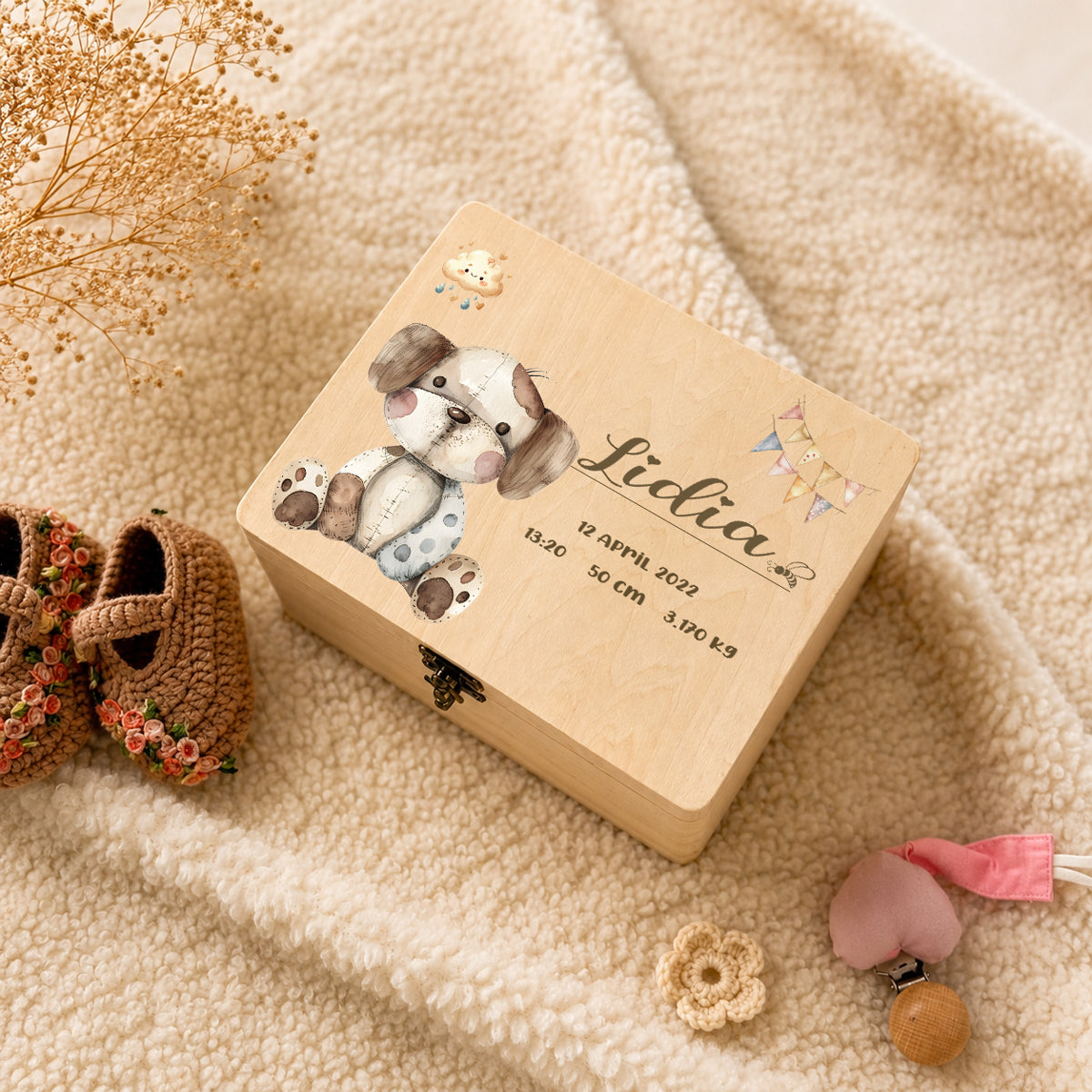 Personalised Dog Keepsake Box