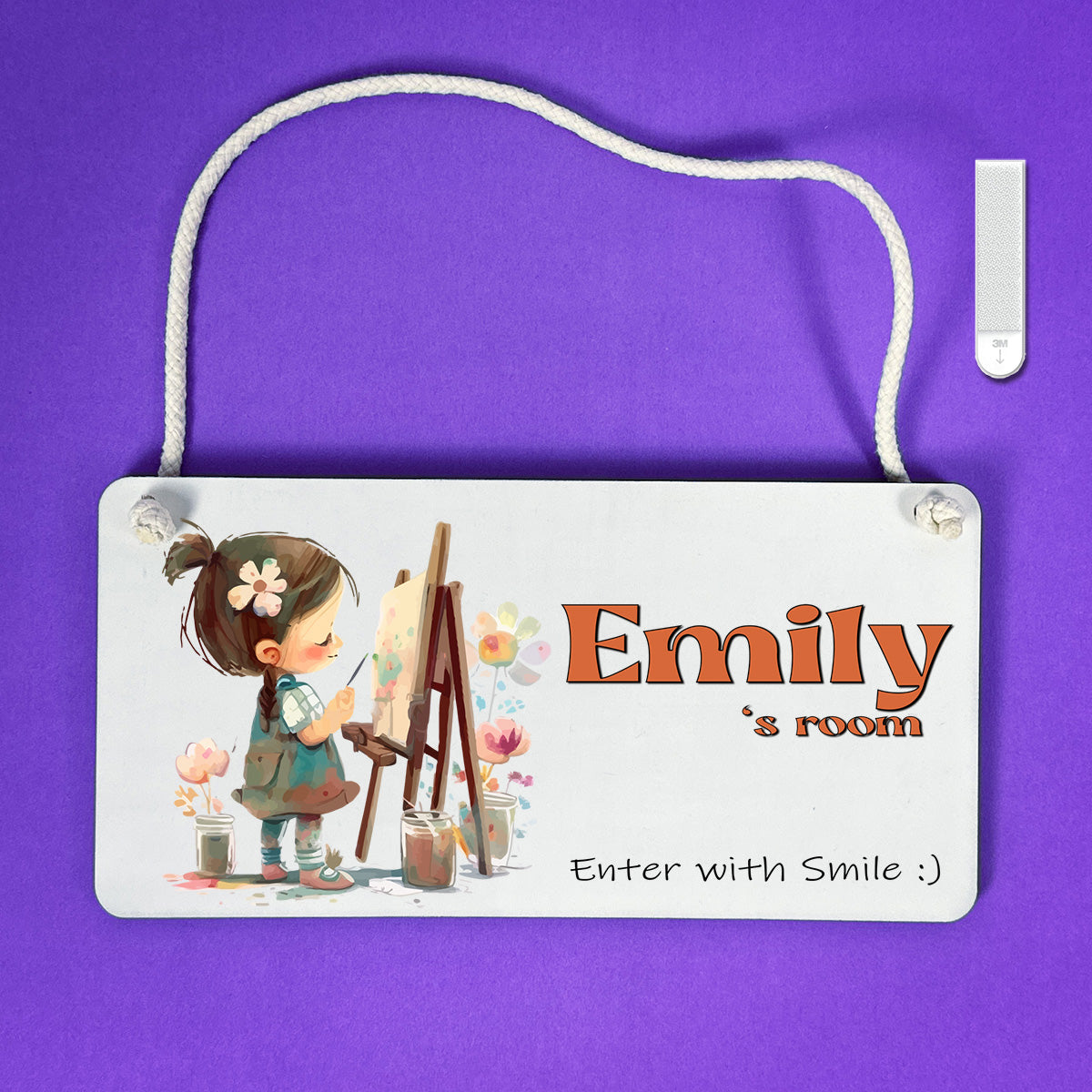 Door Sign - Artist Girl - Design 02