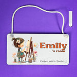 Door Sign - Artist Girl - Design 02