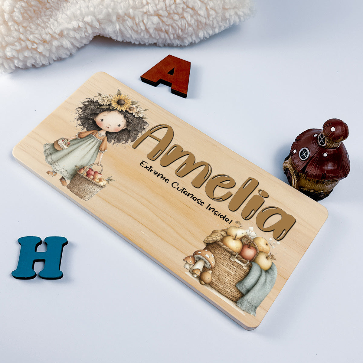 Personalised Door Sign – Autumn Design 04