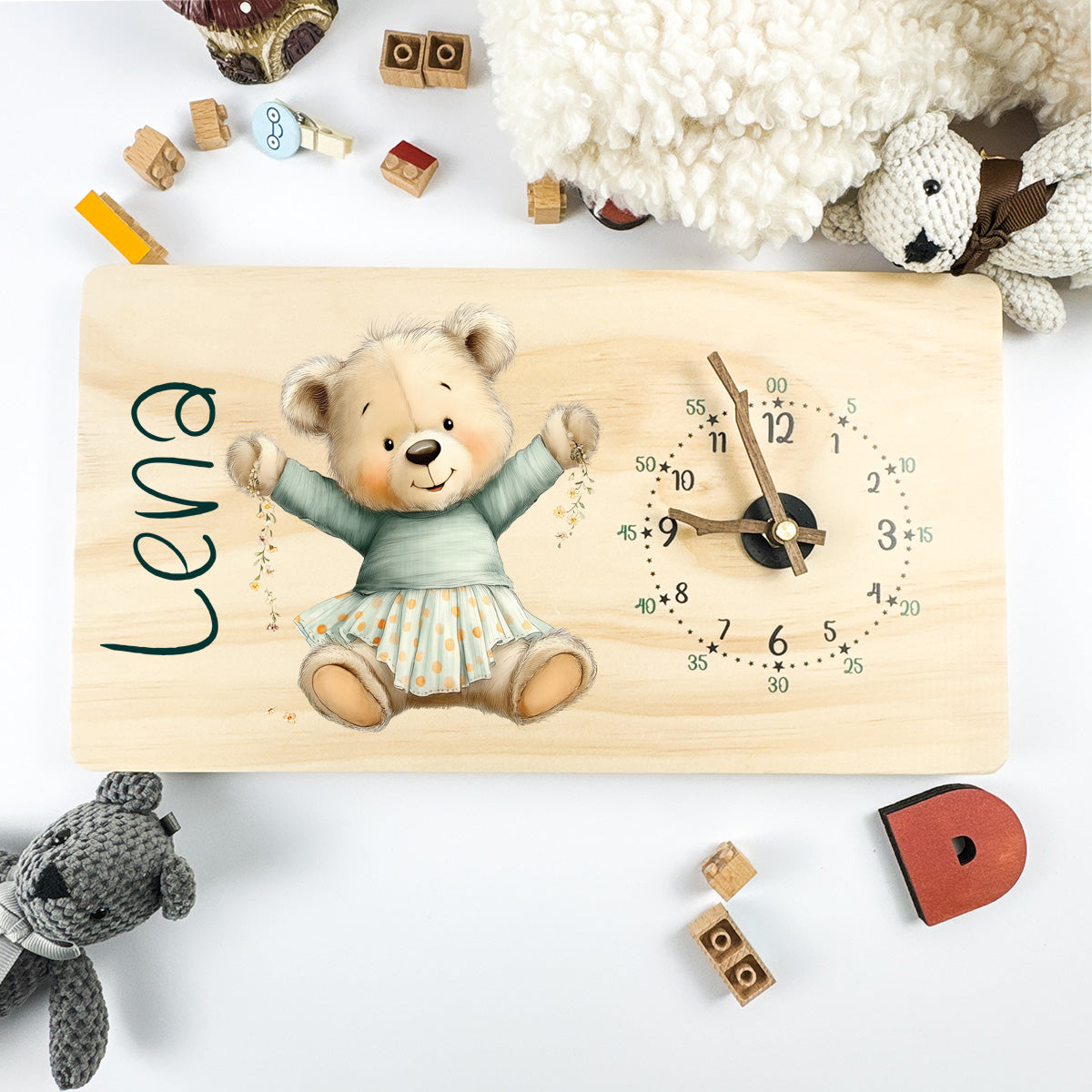 Personalised Clock – Design 08