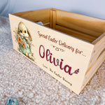 Personalised Easter Crate – Basket Bloom Bunny Design