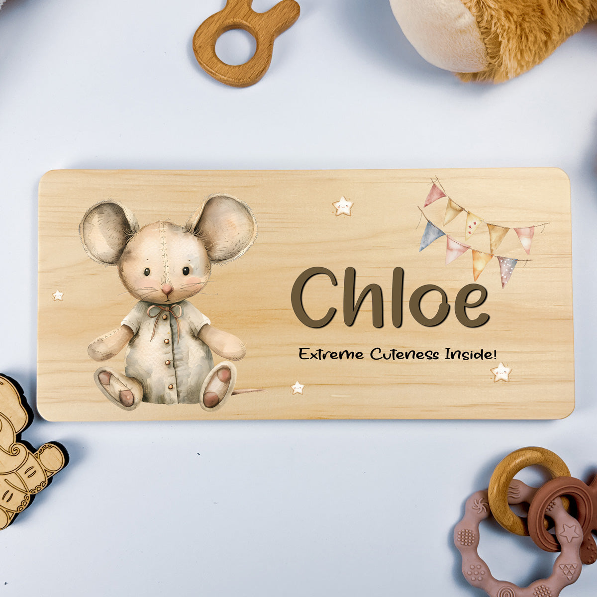 Personalised Door Sign – Mouse Design