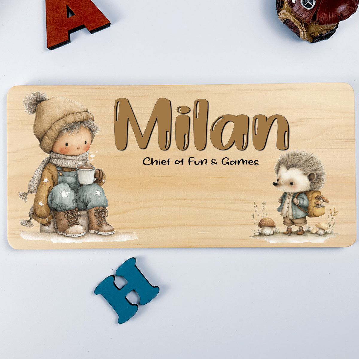 Personalised Door Sign – Autumn Design 05