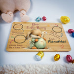 Personalised Easter Bunny Tray – Dandelion Egg Design
