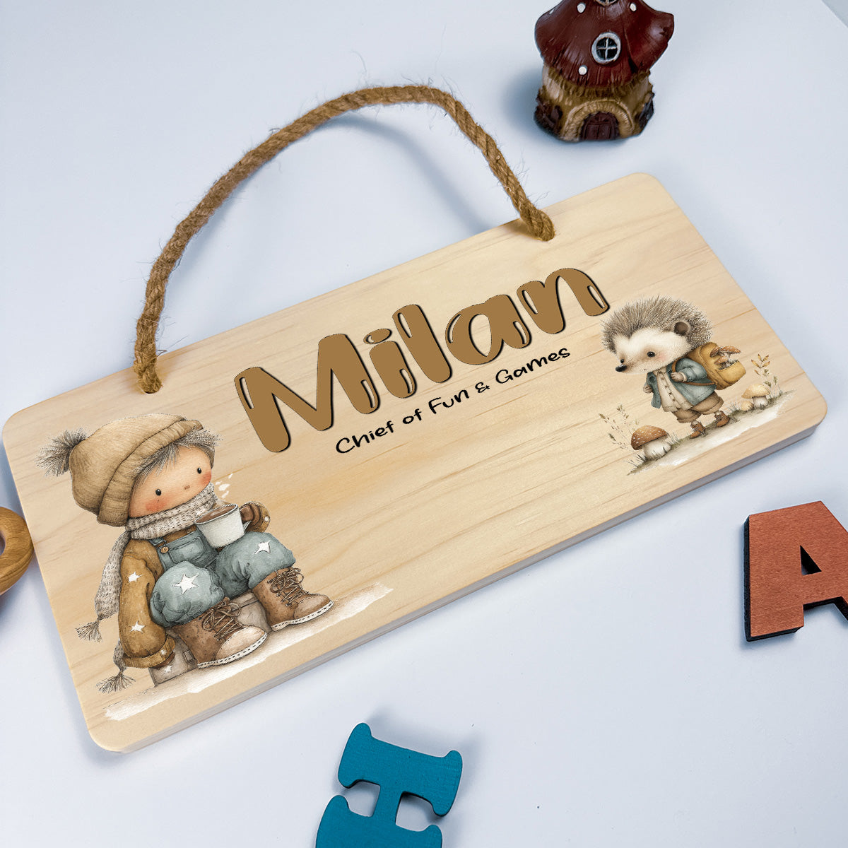 Personalised Door Sign – Autumn Design 05