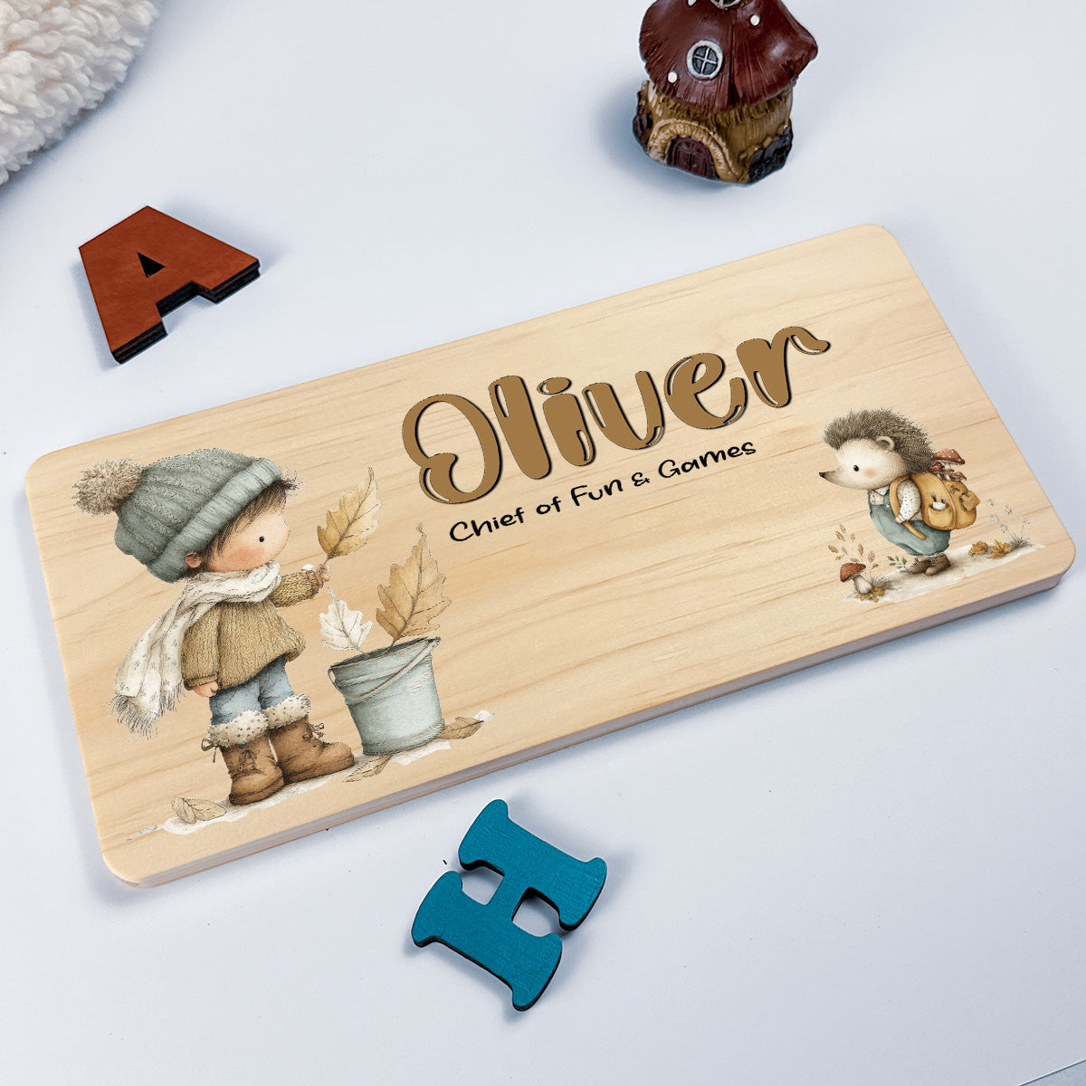 Personalised Door Sign – Autumn Design 06