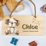 Personalised Door Sign – Dog Design