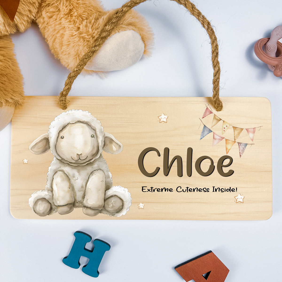 Personalised Door Sign – Sheep Design