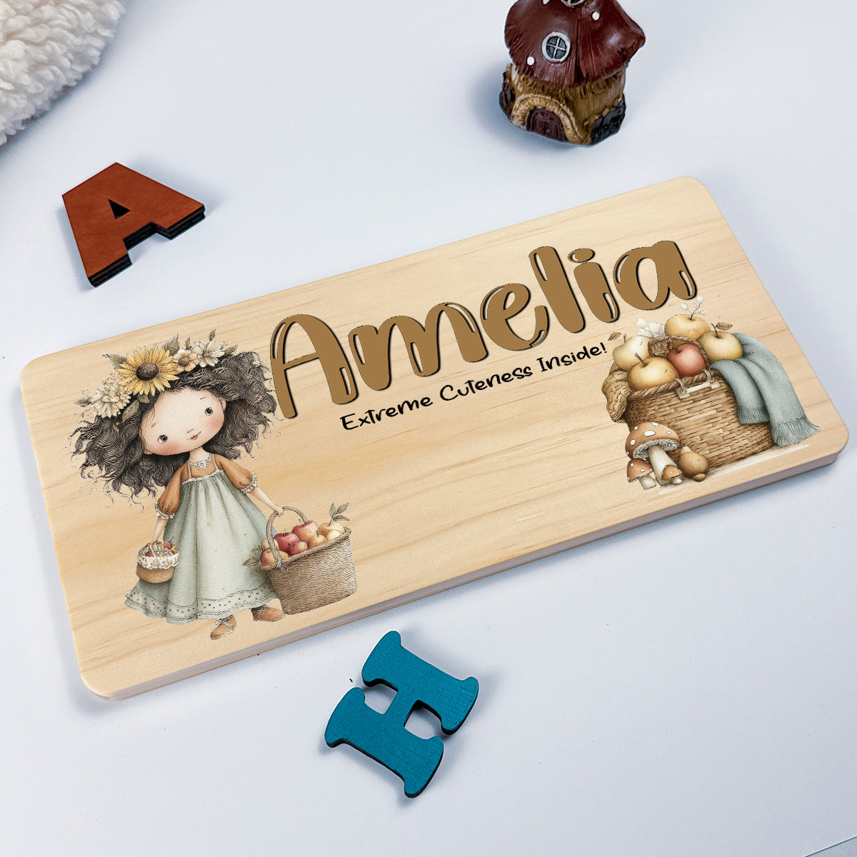 Personalised Door Sign – Autumn Design 04